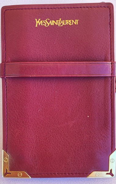  porta biglietti in pelle Yves Saint Laurent
