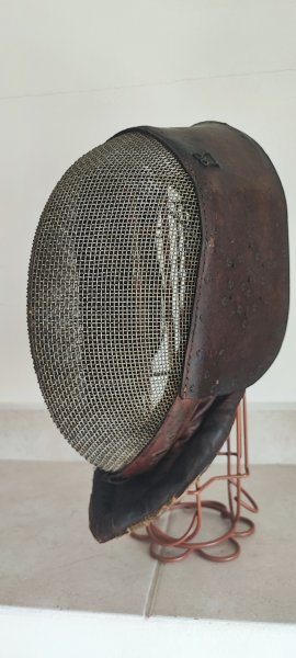 maschera da schermitore vintage