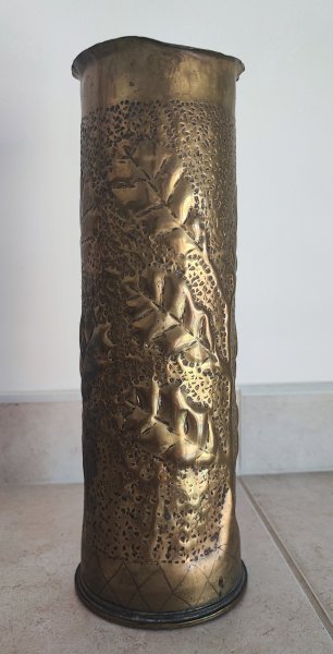  Bossolo di artiglieria “trench art” prima guerra mondiale